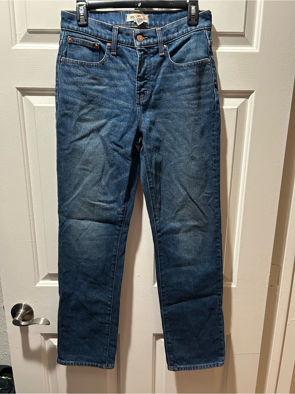 Madewell Mid-Rise '90s Straight Leg Jeans in Osada Wash Waist 26